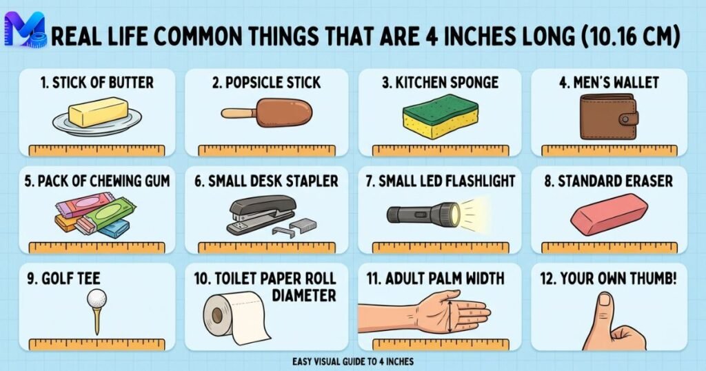 how long is 4 inches?