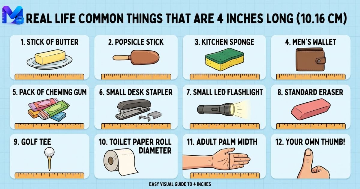 how long is 4 inches?