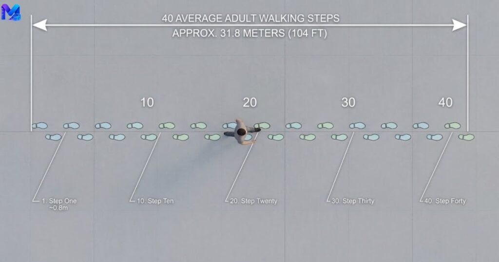 40 Average Adult Walking Steps